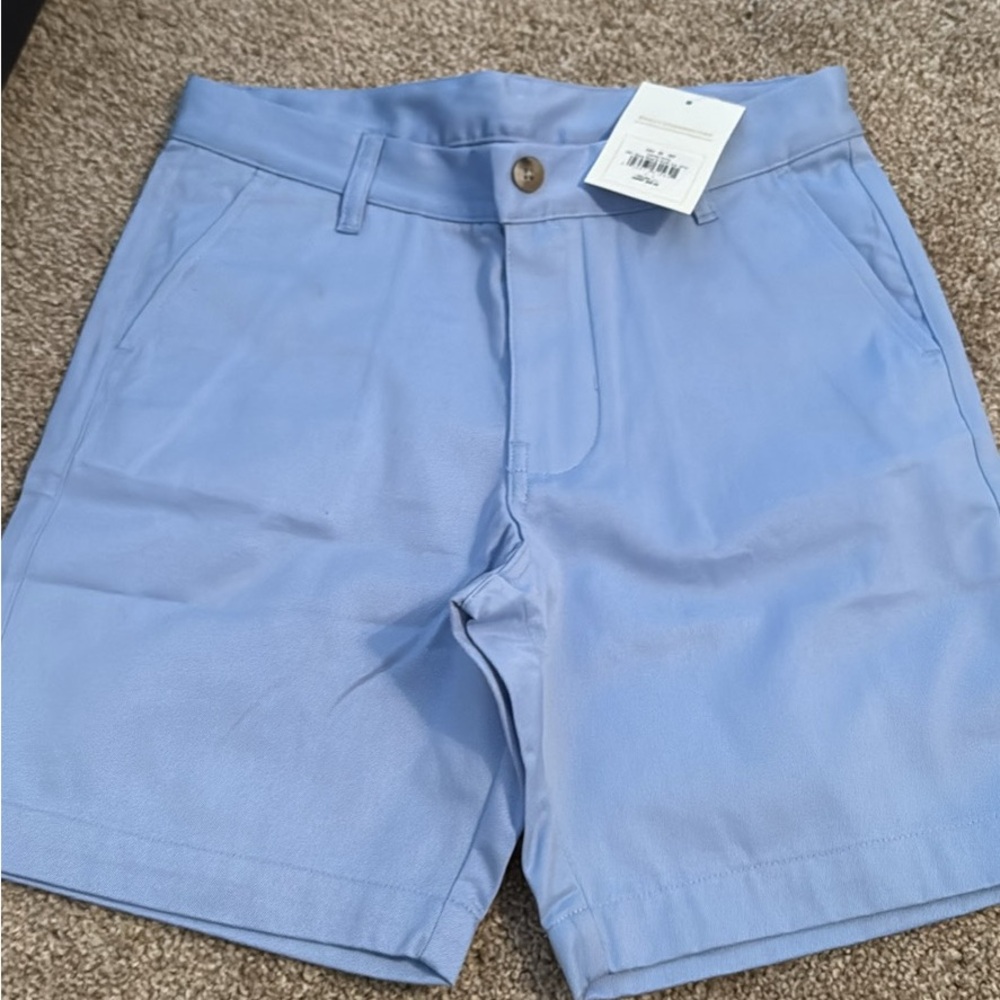 The Beaufort Bonnet Company Blue Flat Front Shorts